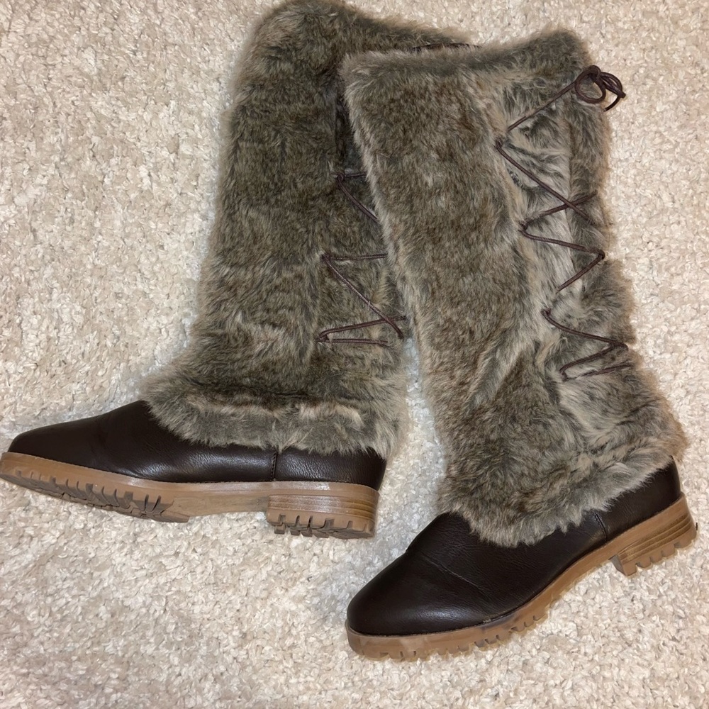 Arcadia Fur Boots